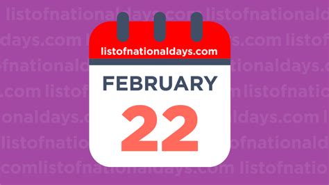 february 22nd in history|february 22 national day.